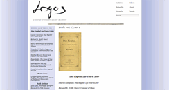 Desktop Screenshot of logosjournal.com