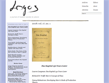 Tablet Screenshot of logosjournal.com